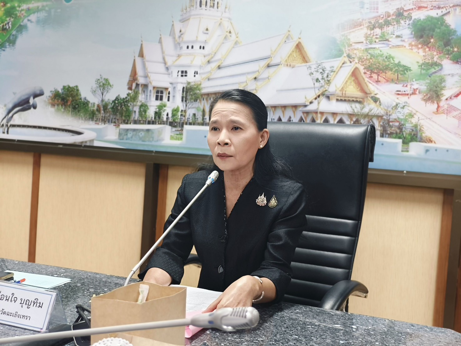 พช.คลองเขื่อน ร่วมประชุมผู้บริหาร นักวิชาการพัฒนาชุมชน และเจ้าหน้าที่สำนักงานพัฒนาชุมชนจังหวัดฉะเชิงเทรา ประจำเดือนพฤศจิกายน 2568